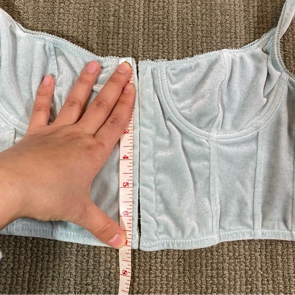 Out From Under Anastasia Velvet Balconette Bra Top - Picture 8 of 8